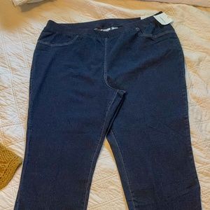 Croft & Barrow Dark Wash Stretch Jeans 3X Average